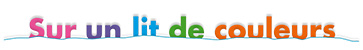 Logo Sur Un Lit de Couleurs 