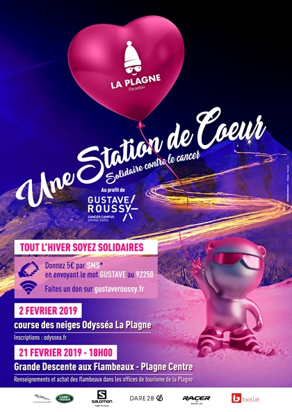 Programme La Plagne - Gustave Roussy 2019