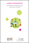 Carnet d'information - femmes à haut risque de cancer du sein 