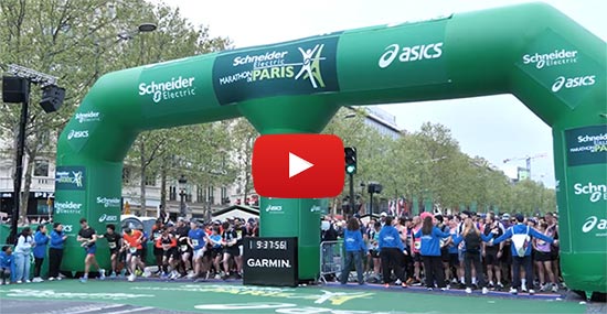 Vidéo : Les temps forts du marathon de Paris 2025 avec Gustave Roussy