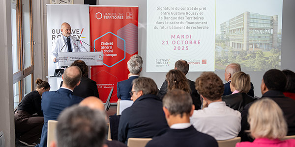 Présentation orale du projet par le Directeur Général de Gustave Roussy Présentation orale du projet par le Directeur Général de Gustave Roussy