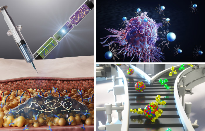 Illstrations Laboratoire de nanomédecine