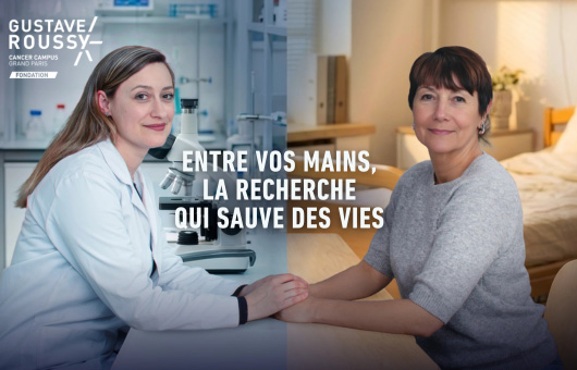 Illustration - Entre vos mains la recherche qui sauve des vies