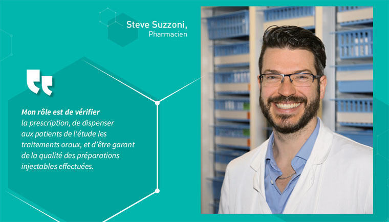 Steve Suzzoni, Pharmacien