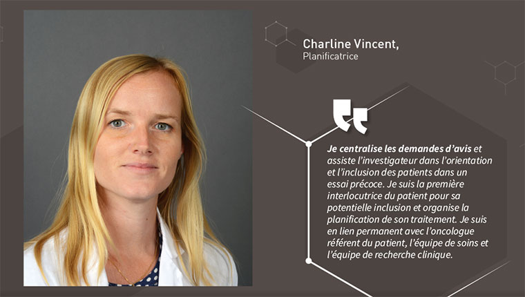 Charline Vincent, Planificatrice