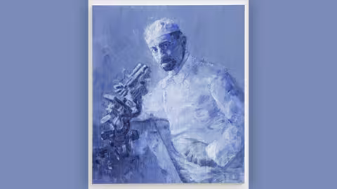 Pr Gustave Roussy peint par Yan Pei-Ming