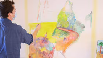 Photographie atelier et peinture