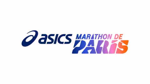Logo asics Marathon de Paris