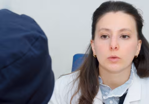 Photographie - médecin en consultation