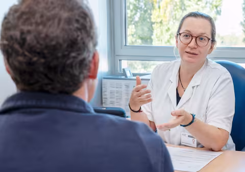 Photographie médecin en consultation