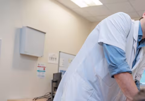 Photographie médecin en consultation