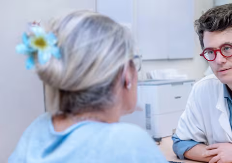Photographie médecin en consultation