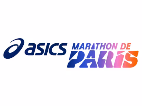 Logo asics Marathon de Paris