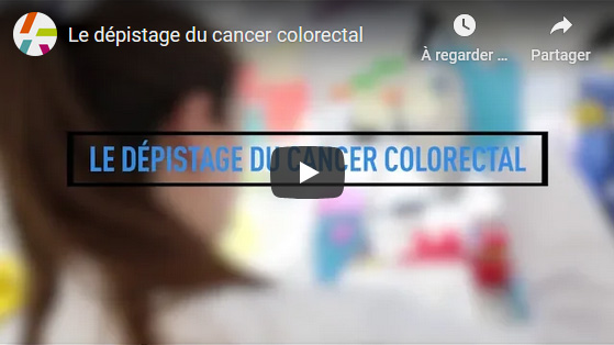 Le dépistage du cancer colorectal