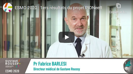 ESMO 2020 : 1ers résultats du projet PIONeeR