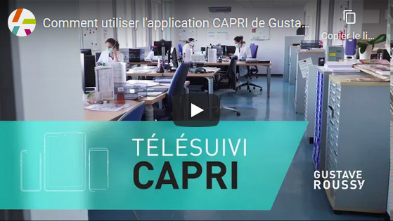 Comment utiliser l'application CAPRI de Gustave Roussy ?